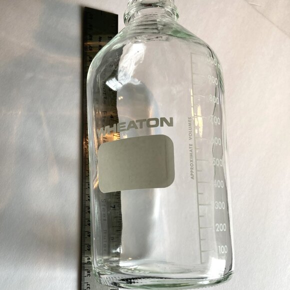 1000mL Wheaton Chemistry bottle & Thermometer - Picture 3 of 8